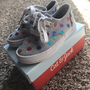 Multi colored toddler girl shoes!